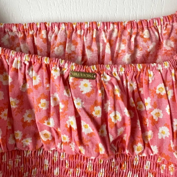 NWT Billabong Floral Woven Crop Top Size Medium - Picture 6 of 7